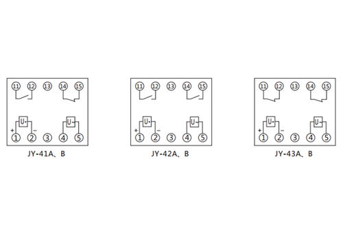 jy 43a电压继电器产品图片及技术参数 上海上继科技