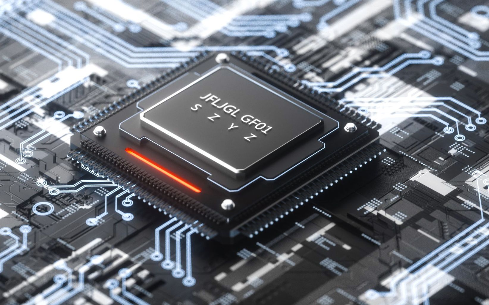 C4D电子芯片建模与科技风渲染 从零基础到精通的全方位教程